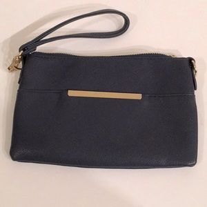 Charming Charlie Dark Blue Small Clutch Purse